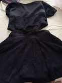 Conjunto Cropped e Saia