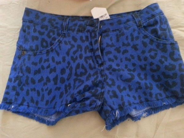 Short Animal Print Pronta Entrega